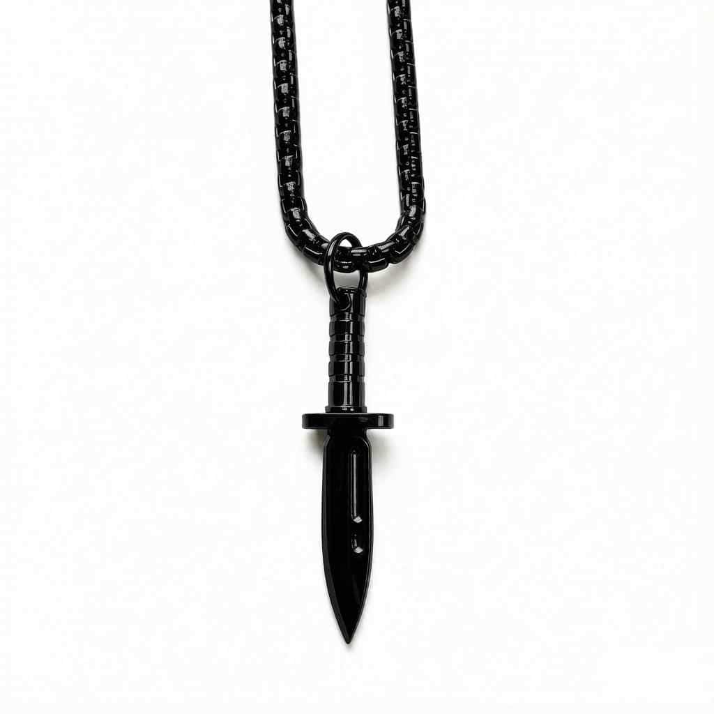 Catena per coltelli - nera