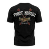 T-shirt brodé « Ne fais confiance à personne »