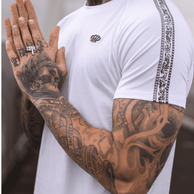 T-shirt MVL Meander - blanc