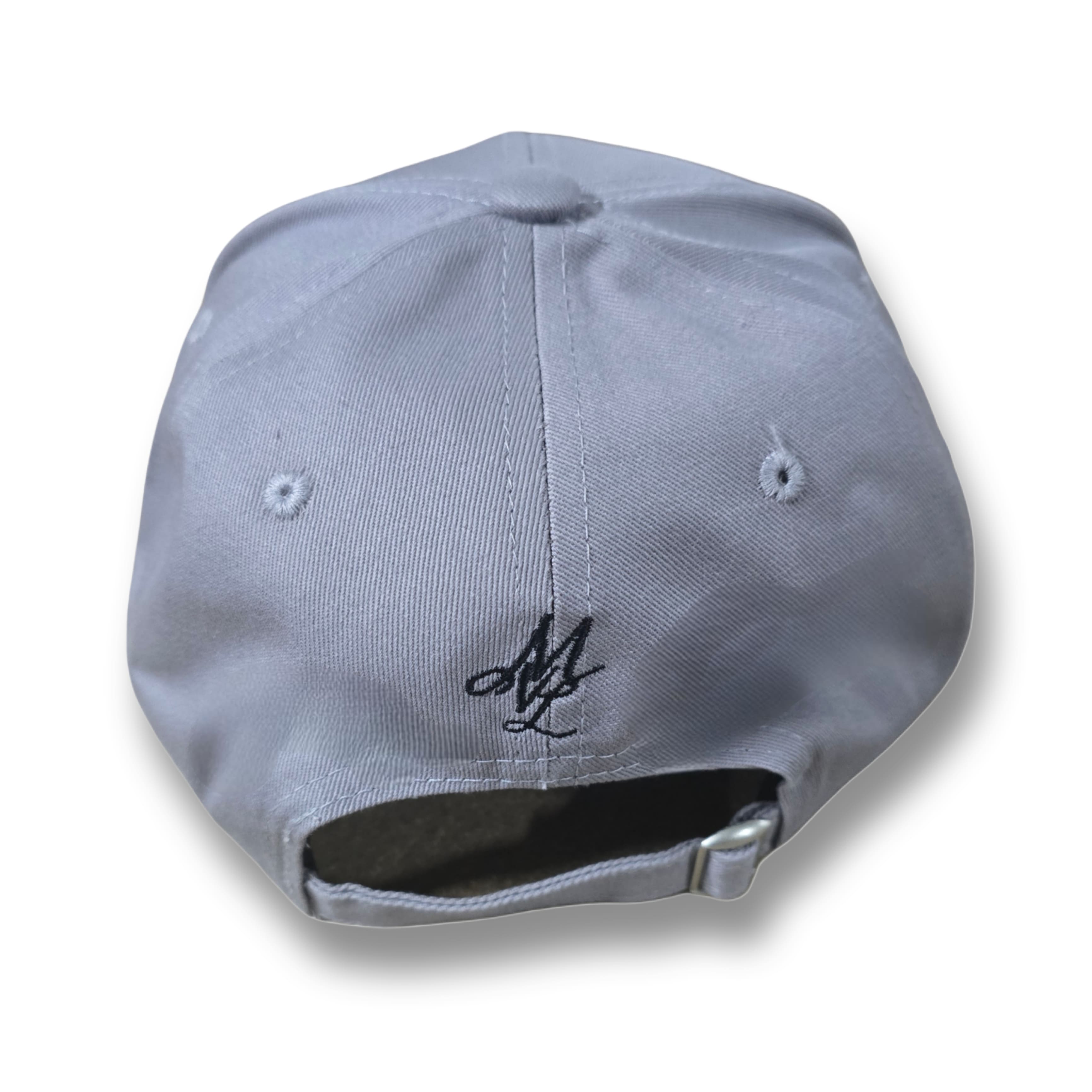 MVL Original streetwear curved cap - grey