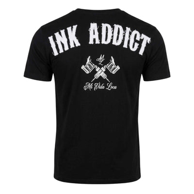 T-shirt « Ink addict » - noir
