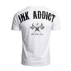 T-shirt « Ink addict » - Blanc