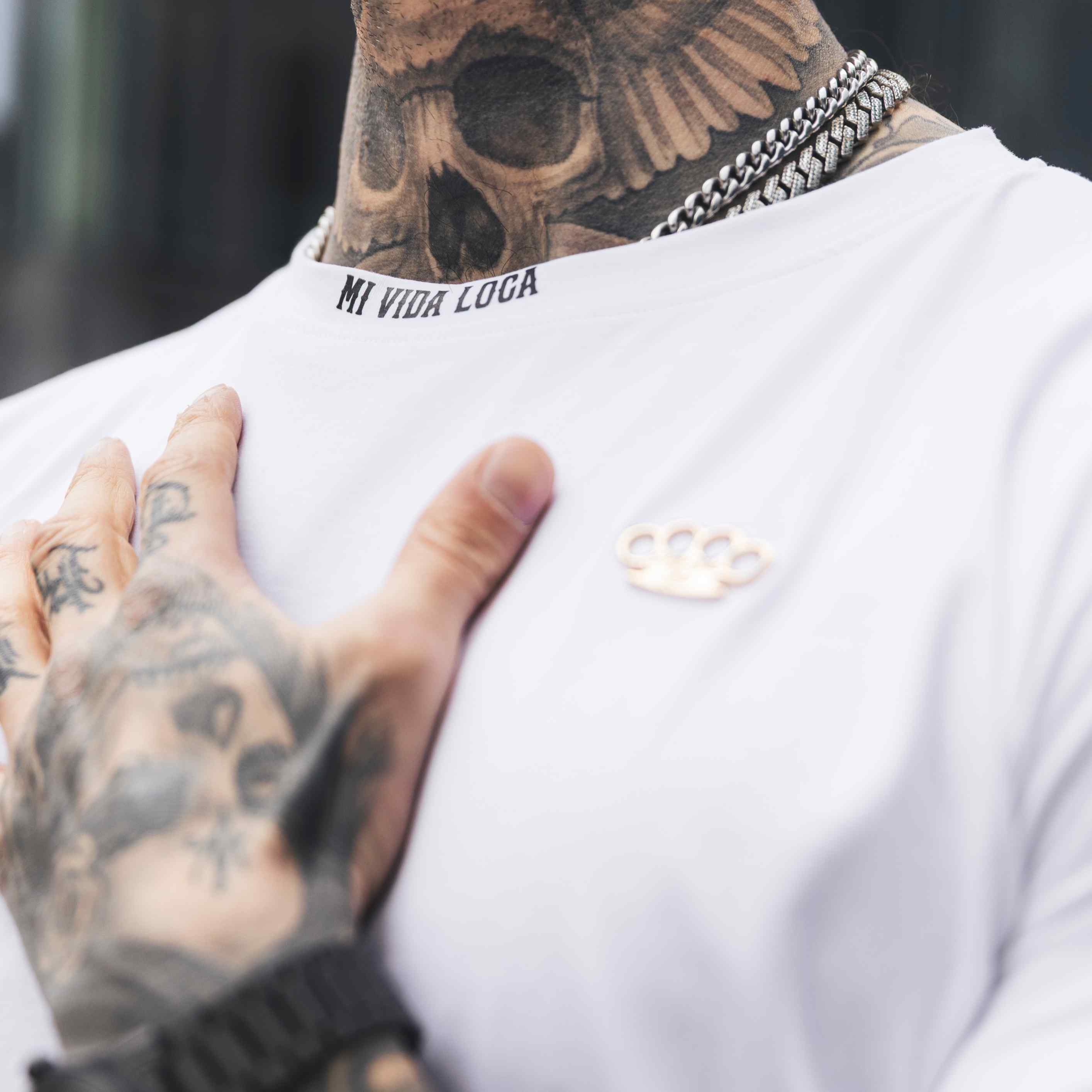 T-shirt « Ink addict » - Blanc