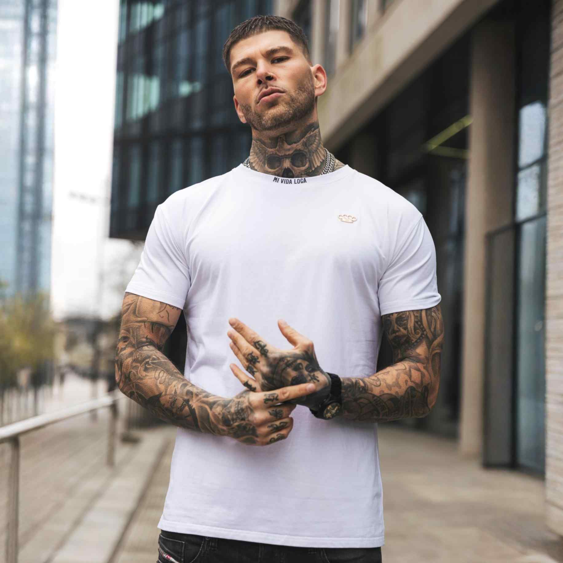 T-shirt « Ink addict » - Blanc