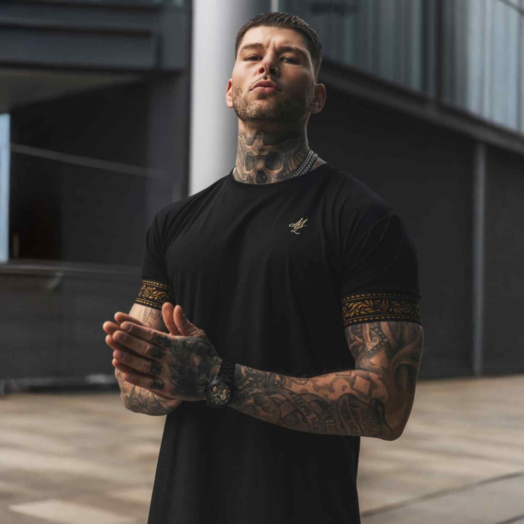 T-shirt Helix - noir