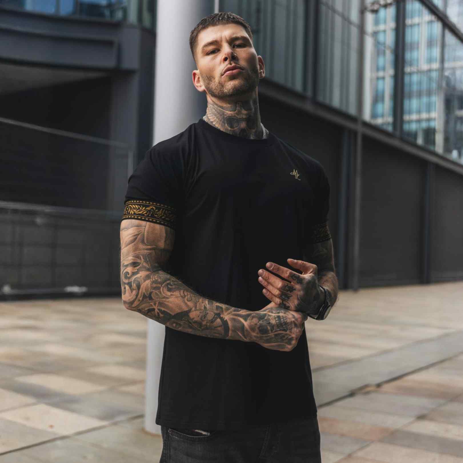T-shirt Helix - noir