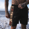 Short de bain LFR Jogger - noir/multicolore