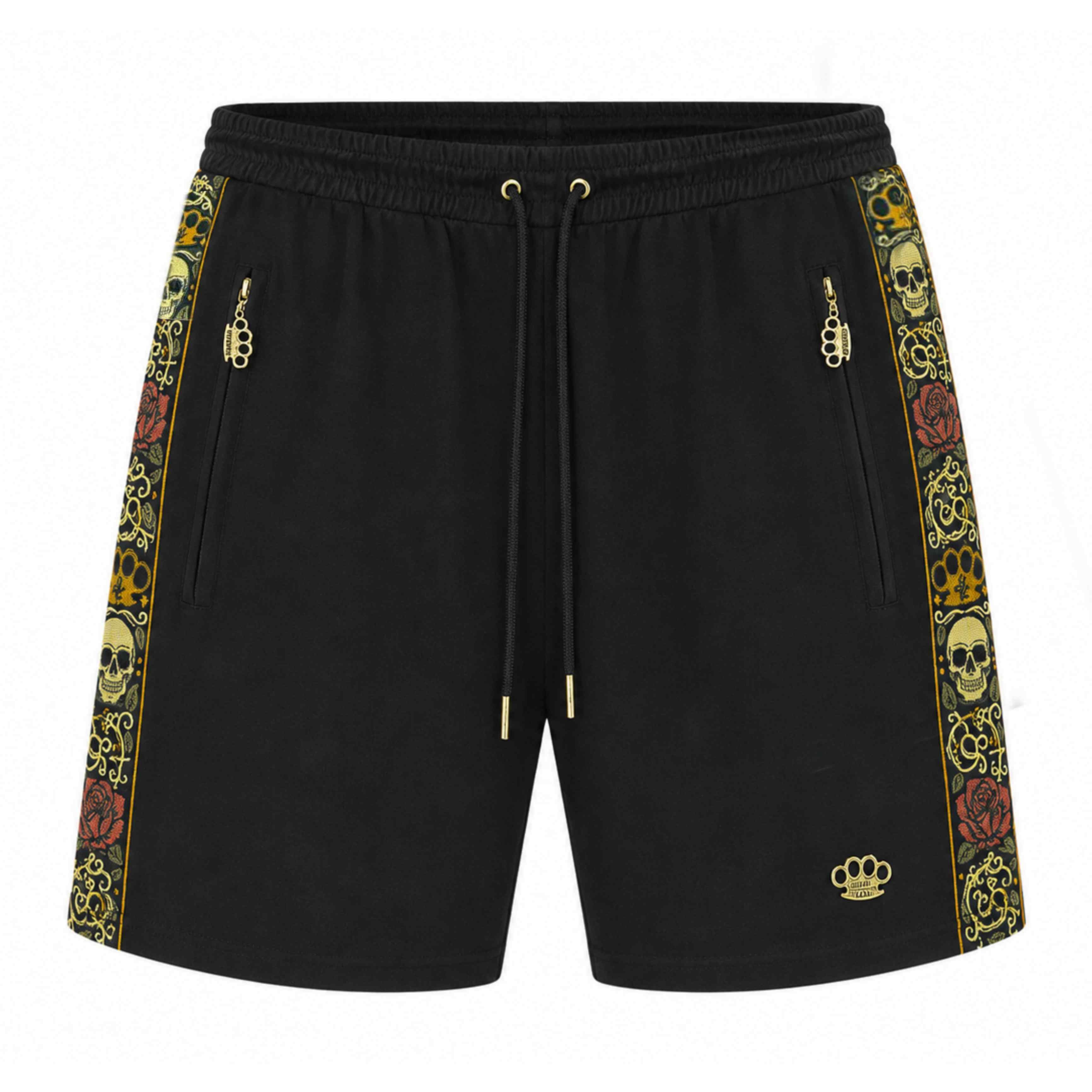 Calavera Jogging-Shorts – schwarz