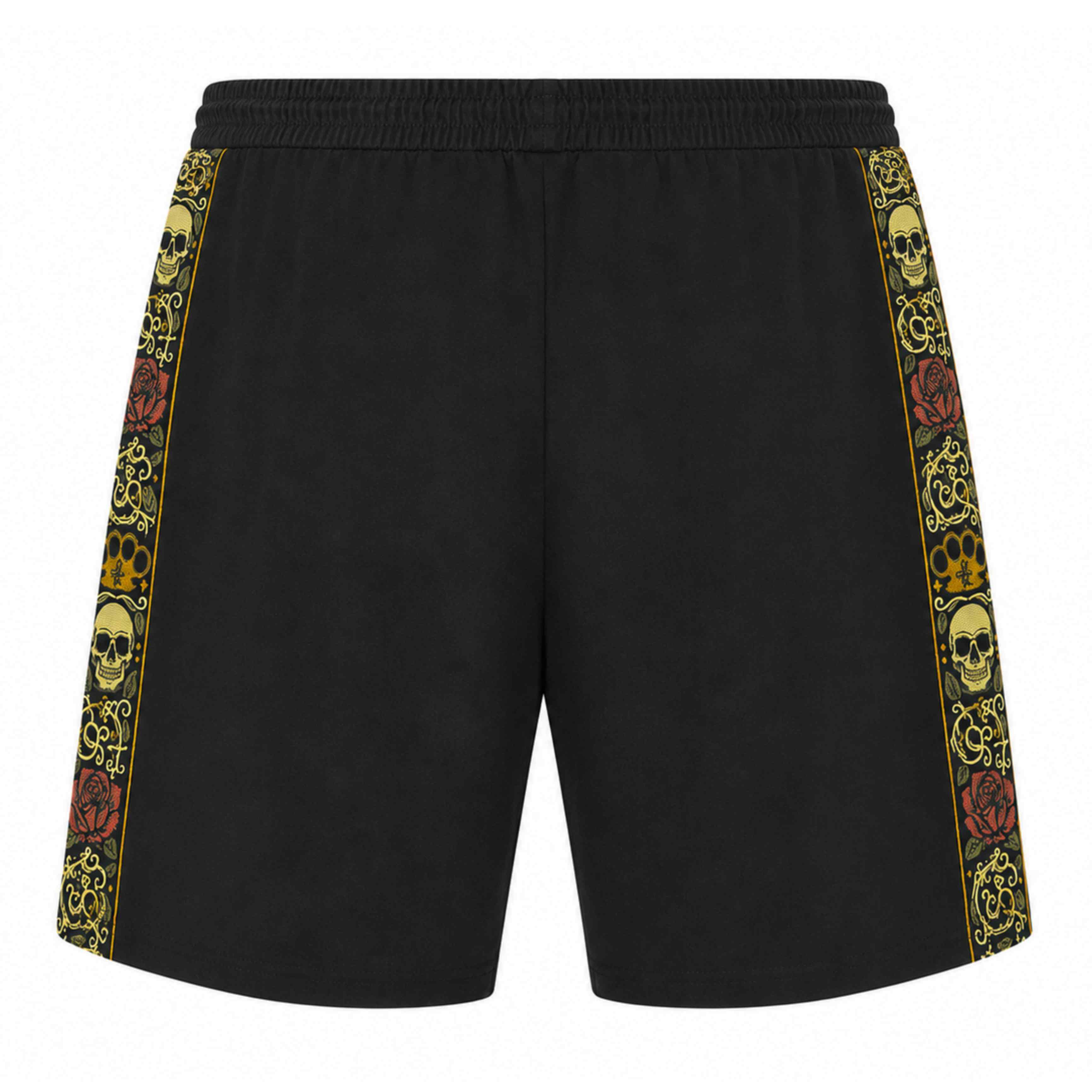 Calavera Jogging-Shorts – schwarz