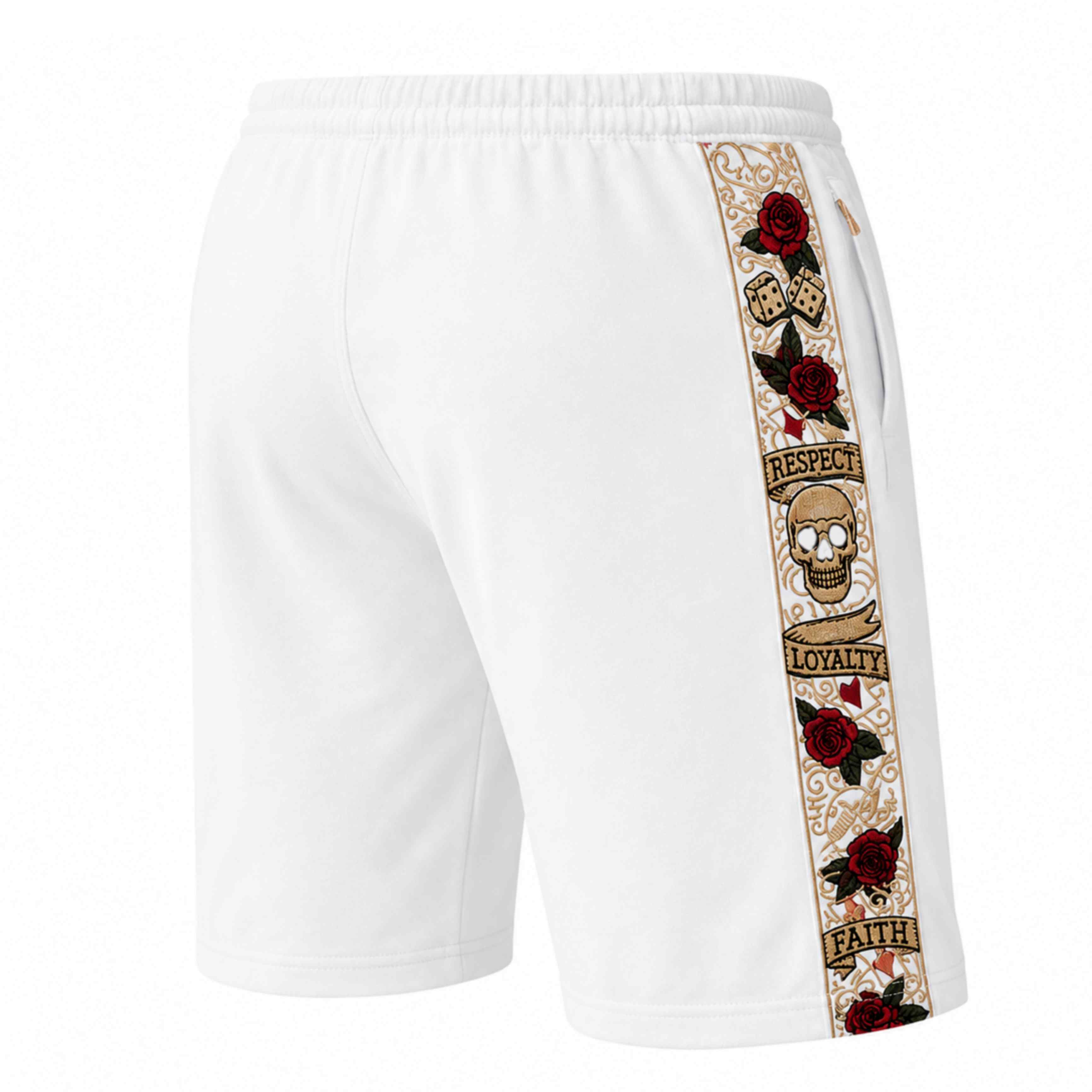 LFR jogger shorts -white/color