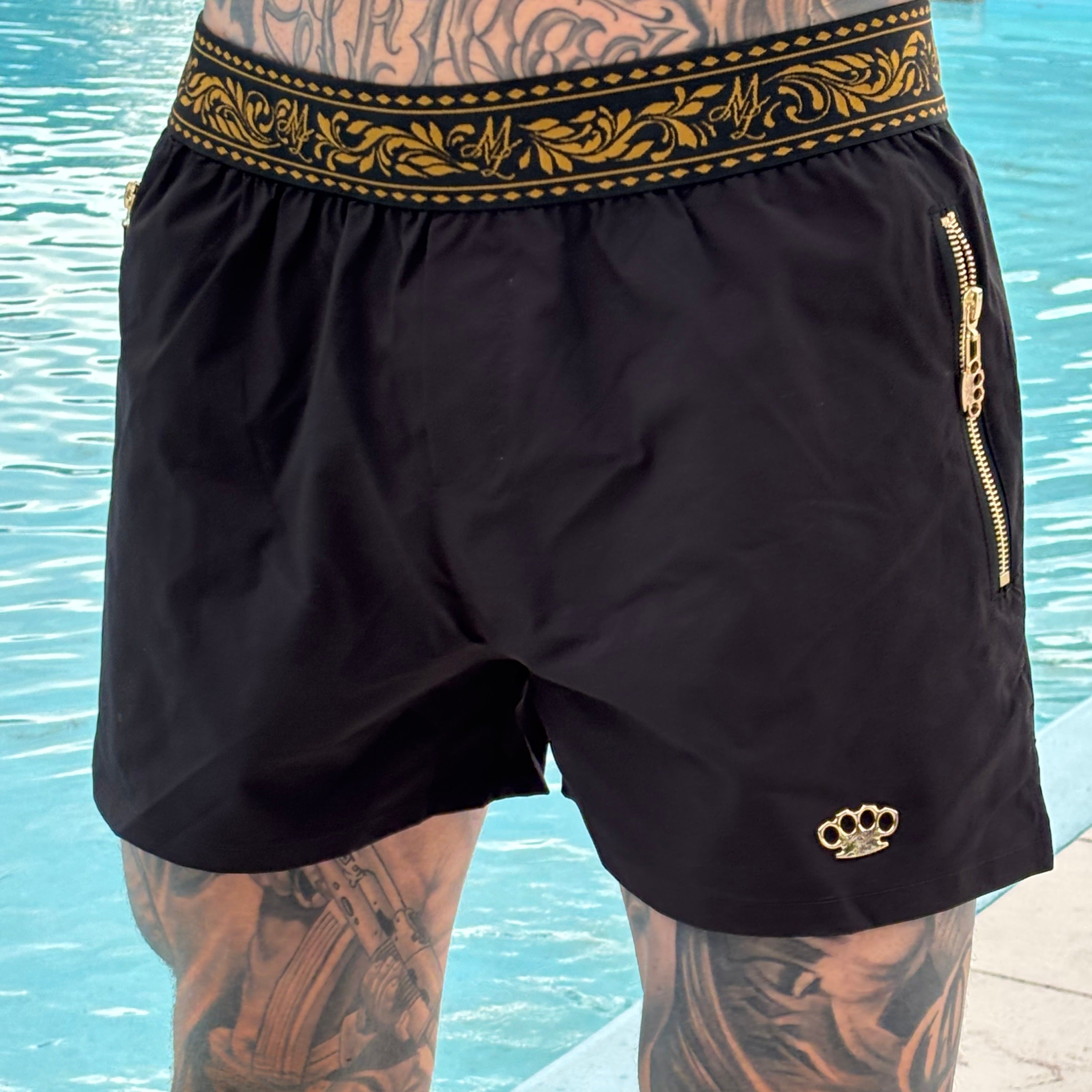 MVL "Meander" swim shorts (short model)
