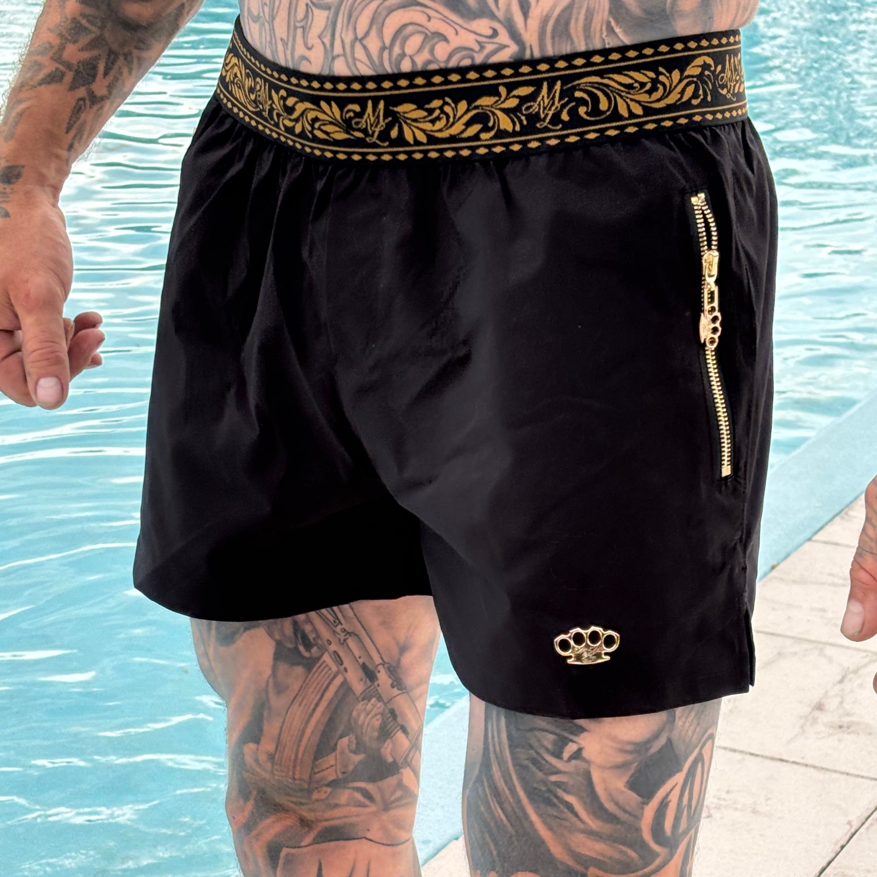 MVL "Meander" swim shorts (short model)